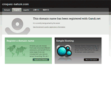 Tablet Screenshot of croquez-nature.com